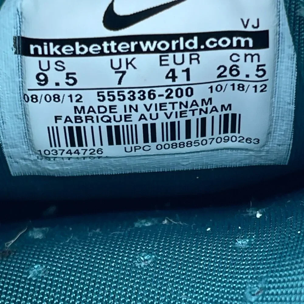 Nike Free 5.0 Liberty Shoes Womens Size 9.5 Floral Green London Liberty Sneakers